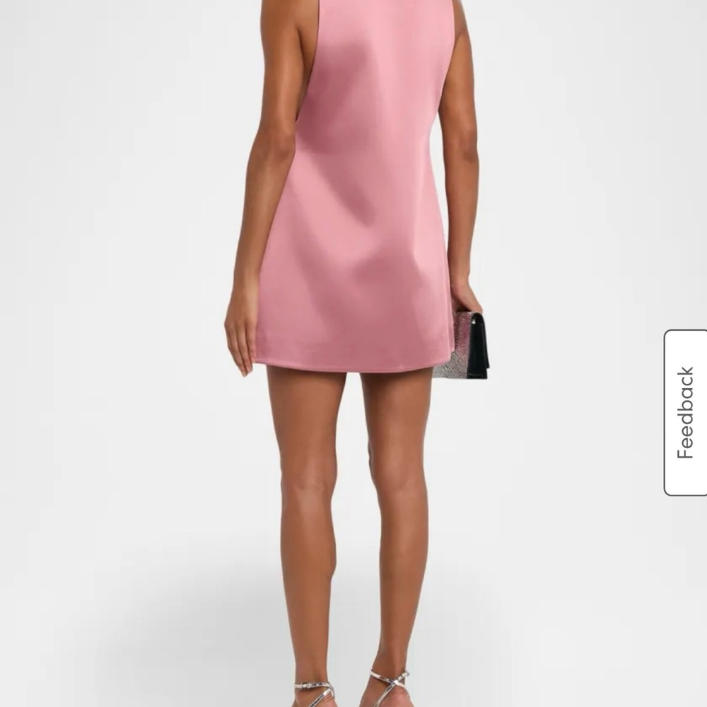 Retrofete Pink Embellished Mini Dress New Years Holiday Dresss - Picture 4 of 4